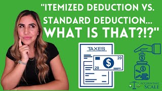 Itemized Deduction vs Standard Deduction Explained [upl. by Adest]