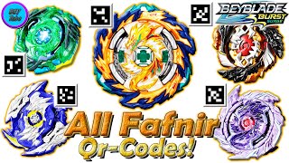 All FAFNIR QRCodes  Все QrКоды Fafnir  Beyblade Burst Surge [upl. by Yettie265]