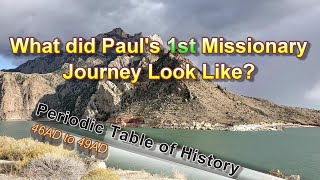 Pauls First Missionary Journey [upl. by Bohs106]