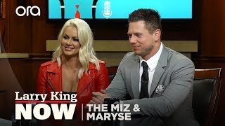 The Miz amp Maryse on life as WWE Superstars [upl. by Ahsyla]