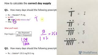 Calculate the correct day supply from a prescription [upl. by Arze]