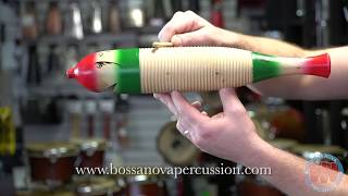 Bossa Nova Percussion  Wooden Guiro [upl. by Novelc12]