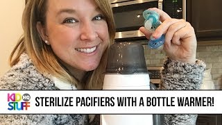 How To Sterilize Pacifiers Using A Bottle Warmer [upl. by Ahsimit]