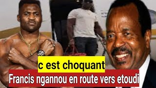 Jet privé  Francis Ngannou arrive au Cameroun [upl. by Brande]