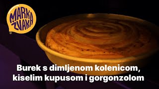 Burek s dimljenom kolenicom kiselim kupusom i gorgonzolom [upl. by Abbotsun]