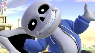 Sans in Super Smash Bros Ultimate DLC [upl. by Nrol247]