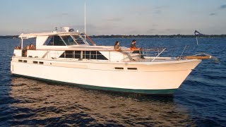 Welcome Aboard this Chris Craft Commander 47 [upl. by Nallac]