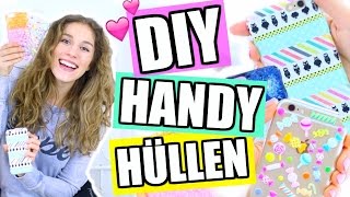 DIY HANDYHÜLLEN  5 einfache Methoden ♡ BarbieLovesLipsticks [upl. by Aretse]