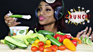 ASMR Crunchy Veggies NO TALKING Extreme Crunch [upl. by Nerland]