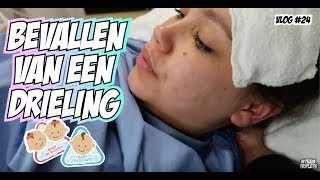 BEVALLEN VAN EEN DRIELING  VLOG 24 ☆ ZWANGER VAN EEN DRIELING [upl. by Llewsor20]