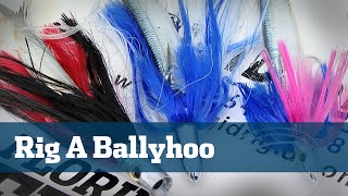 How To Rig Ballyhoo  Florida Sport Fishing TV  Catch More Sailfish And Dolphin With Fresh Bait [upl. by Ephrayim]