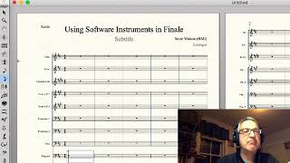 Using Software Instruments in Finale [upl. by Jangro]