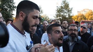 ALI DAWAH CONFRONTS ISRAELI SOLDIER AVI YEMINI  SPEAKERS CORNER [upl. by Obala428]