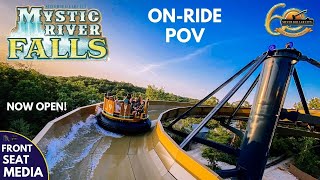 Silver Dollar City Mystic River Falls POV OnRide 4K 2020 New RecordBreaking Water Raft Ride [upl. by Hartman]