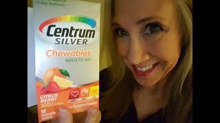 Centrum Silver Chewables Supplements For Adults 50 Review by Kim Holdbrooks Townsel [upl. by Aeslehc]