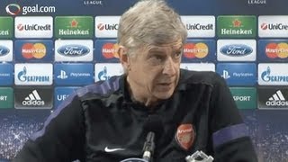 Arsene Wenger goes CRAZY at journalists [upl. by Dobb]