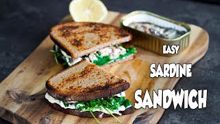 Epic Sardine Sandwich Recipe  Quick and Easy [upl. by Ahsilahs]