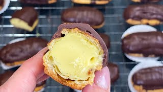 Perfect Eclairs Recipe [upl. by Nodroj]