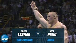 WWE star Brock Lesnars 2OT NCAA title win in 2000 [upl. by Orme]