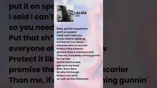 LALISA by LISA Lyrics [upl. by Hole]