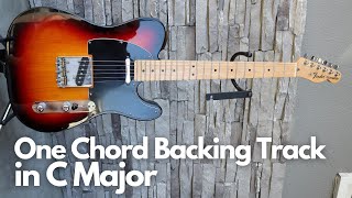 Single Chord Backing Track in C Major [upl. by Aicirtac]