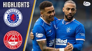 Rangers 40 Aberdeen  Rangers Turn On The Style at Ibrox  Scottish Premiership [upl. by Niroc]