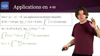 Intégrales généralisées 23  critères de convergences [upl. by Cilla]