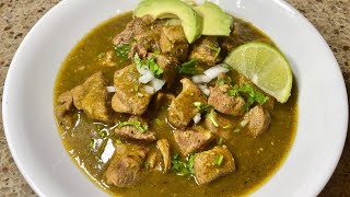 HOW TO MAKE CHILI VERDE PORK [upl. by Doowle]