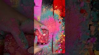 fresh Red Dyed ASMR Gym chalk crush asmrsounds [upl. by Sukul]