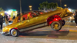 Lowriders TAKE OVER Whittier Blvd Los Angeles California [upl. by Nahej]