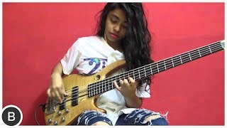 AMAZING YOUNG BASSIST MOHINI DEY [upl. by Asiret341]