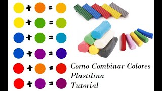 Como combinar colores con plastilina [upl. by Nyved79]