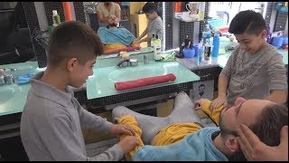 ASMR Turkish Barbers Face  Head and Body Massage 234 [upl. by Ajet744]