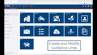 Guidance Lines Feature  Online Training  Trimble Ag Software [upl. by Juley]