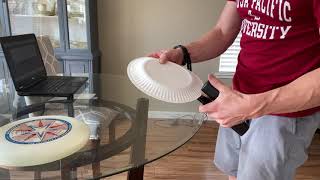 How to Make a Paper Plate Frisbee [upl. by Anivram]