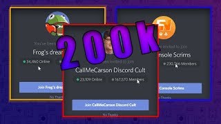 🔥 RAIDING DISCORD SERVERS WITH 200k MEMBERS [upl. by Eivad]