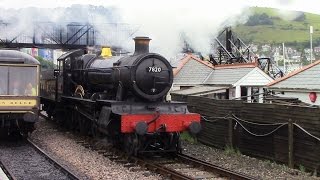 Paignton amp Dartmouth Steam Railway Kingswear to Paignton GWR 7820 Dinmore Manor [upl. by Bryce492]