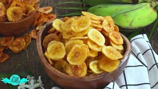 EASY HOMEMADE BANANA CHIPS [upl. by Alfonzo292]