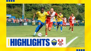 HIGHLIGHTS  Warrington Town 21 Kidderminster Harriers [upl. by Atipul240]