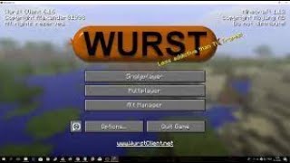 How to install Wurst hacked client for Minecraft 1171 [upl. by Caldwell]