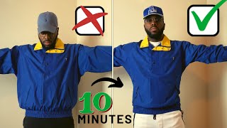 HOW TO TAILOR A JACKET In 10 Minutes  Slim A Jacket  He Sews Art [upl. by Eanahs]