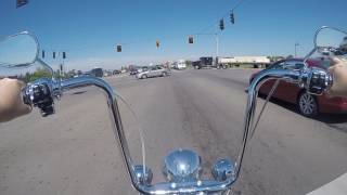 16quot Ape Hangers review on 2016 Heritage Softail [upl. by Hedvah]