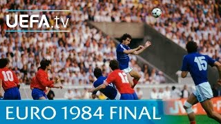 France v Spain 1984 UEFA European Championship final highlights [upl. by Cammy942]