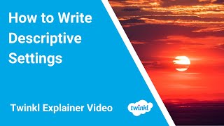 How to Write a Setting Description in Creative Writing [upl. by Pippas]