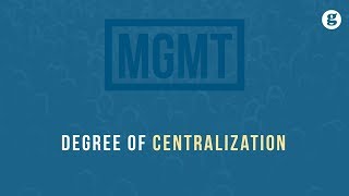 Degree of Centralization [upl. by Pam133]