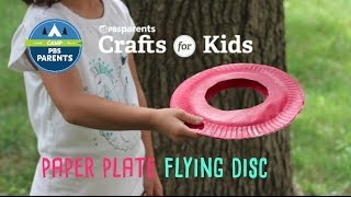 Make a Paper Plate Flying Disc  Crafts for Kids  PBS KIDS for Parents [upl. by Bethanne810]