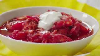 How to Make Borscht  Soup Recipes  Allrecipescom [upl. by Trotta608]