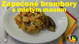 Zapečené brambory s mletým masem [upl. by Trocki]