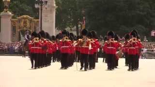 Band of the Coldstream Guards  Buckingham Palace 1 July 2013 [upl. by Mariellen873]