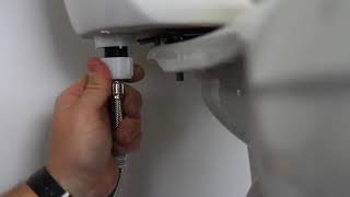 How to Remove a Clogged Water Supply Line to the Toilet [upl. by Geoff]